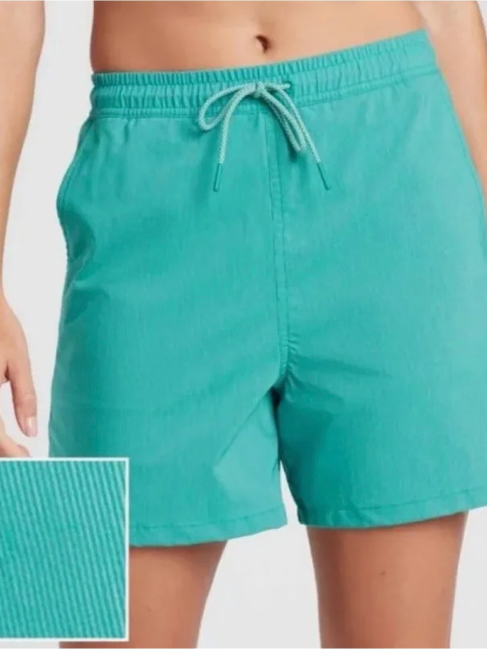Athleta Teal Marin 5" Board Shorts